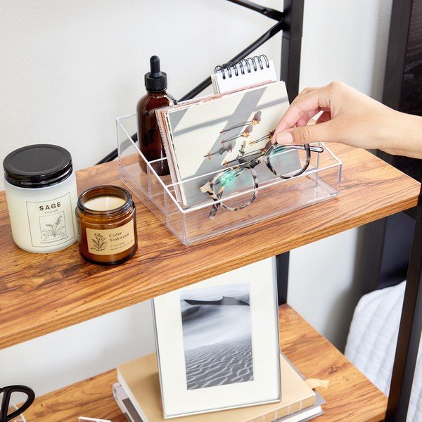 Újrahasznosított műanyag fürdőszobai rendszerező kozmetikumokhoz Nail Station – iDesign-image-4