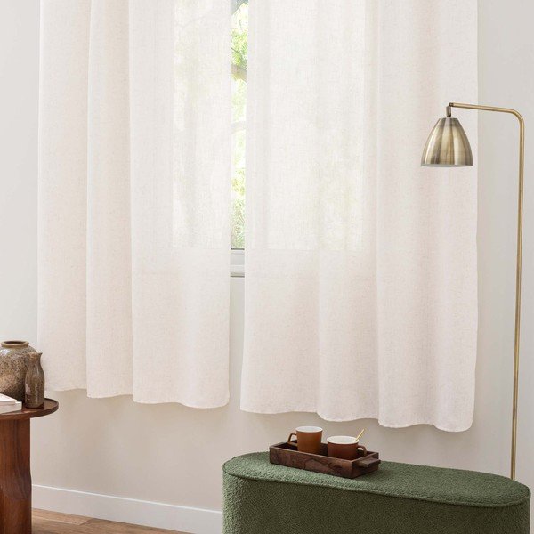 Krémszínű függöny 140x240 cm Pauline – douceur d'intérieur-image-2