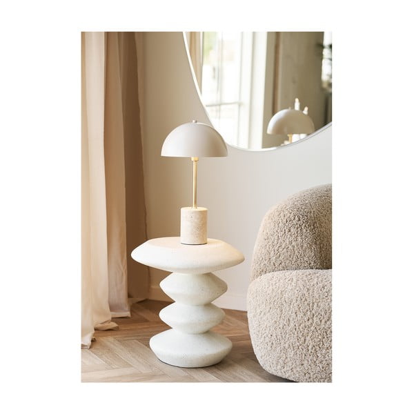 Kő kerek tárolóasztal ø 36 cm Blackburn – House Nordic-image-2