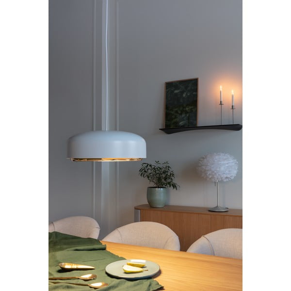 Fehér LED függőlámpa fém búrával ø 40 cm Hazel medium – UMAGE-image-1