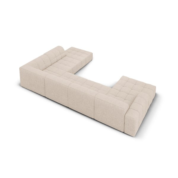 Bézs sarokkanapé (jobb oldali-U alakú) Chicago – Cosmopolitan Design-image-4