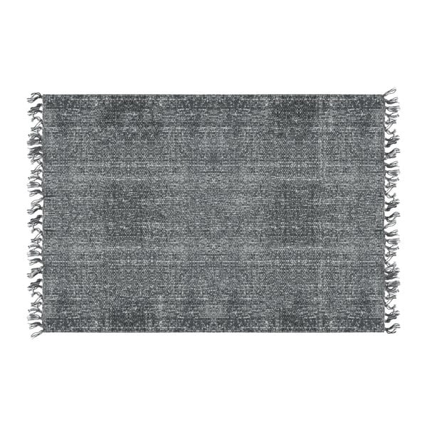 Washed fekete pamutszőnyeg, 140 x 200 cm - PT LIVING
