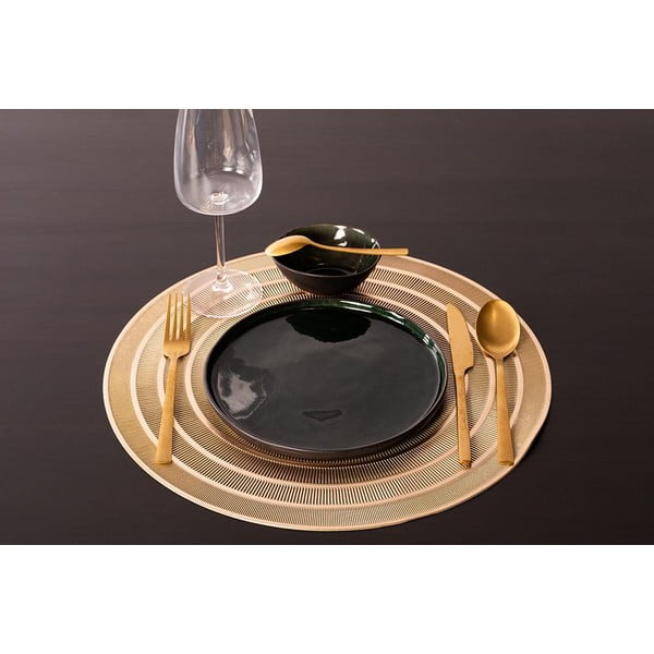 Aranyszínű tányéralátét, ⌀ 39,5 cm - Tiseco Home Studio-image-1