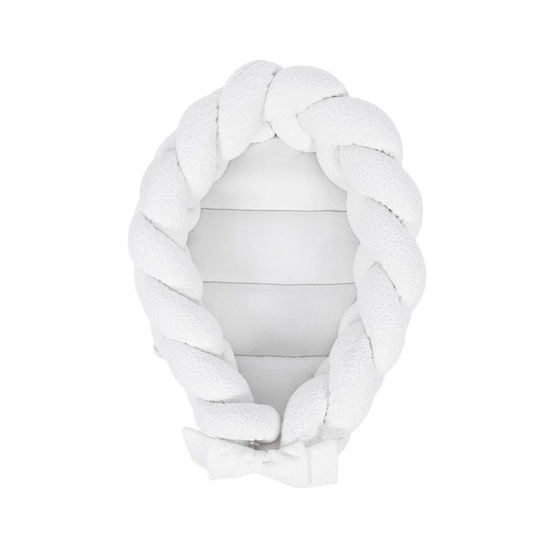 Fehér babafészek 47x70 cm – Meowbaby