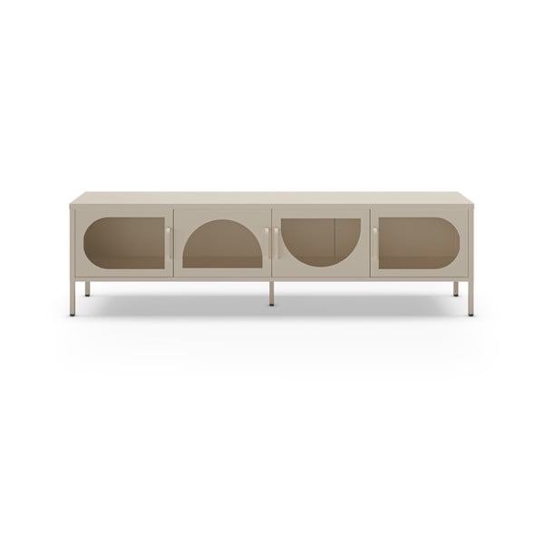 Krémszínű TV-állvány 180x50 cm Tayra – Marckeric