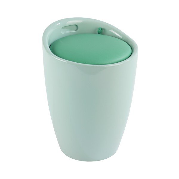 Candy mentazöld szennyestartó és ülőke egyben, 20 l - Wenko-image-3