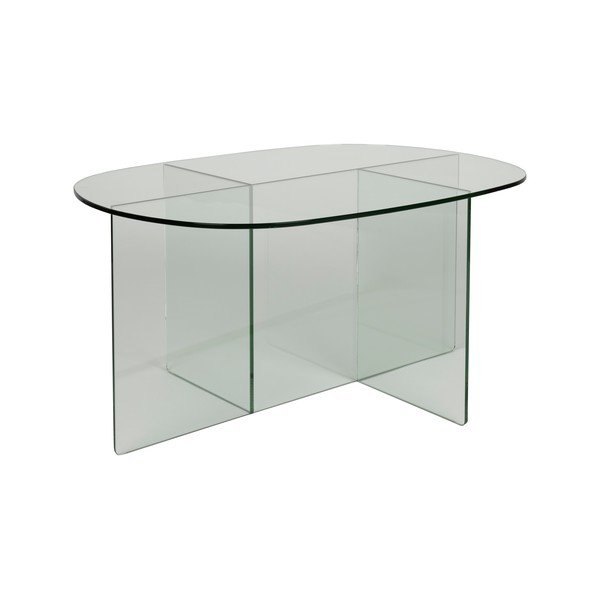 Üveg dohányzóasztal 60x80 cm Linea – Zuiver