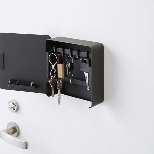 Fali fém kulcstartó szekrény Tower – YAMAZAKI-image-1