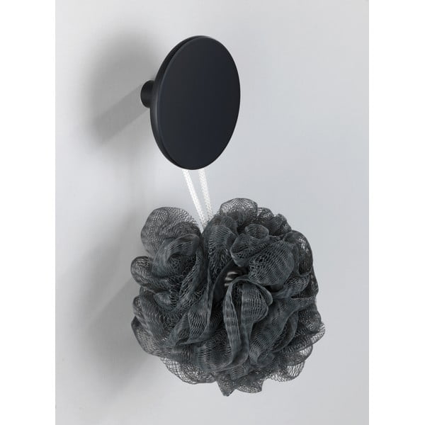 Melle matt fekete fali akasztó, ⌀ 8 cm - Wenko-image-1