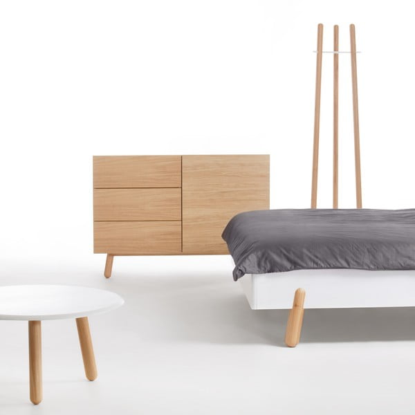 Mamma ágy fa ágytámlával, 180 x 200 cm - Jitona-image-2
