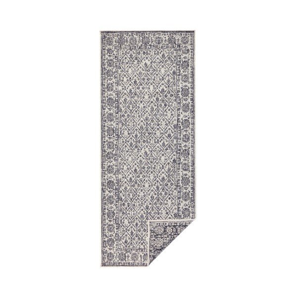 Curacao szürkés mintás, kültéri kétoldalas szőnyeg, 80 x 150 cm - Bougari-image-1
