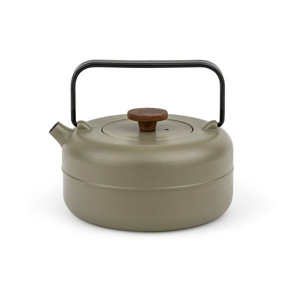 Khaki öntöttvas teáskanna szűrővel 750 ml Henan – Bredemeijer