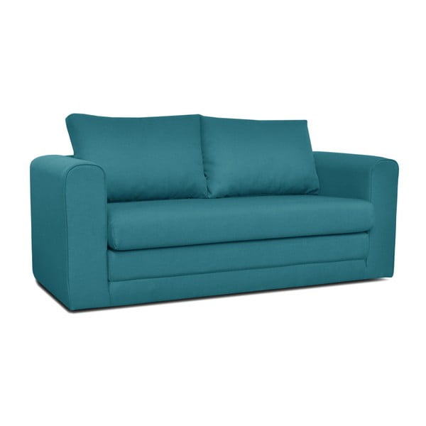 Honolulu türkizkék kinyitható kanapé - Cosmopolitan design-image-2