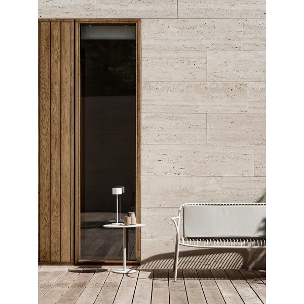 Világosszürke fém kerti pad Yua Wire – Blomus-image-4