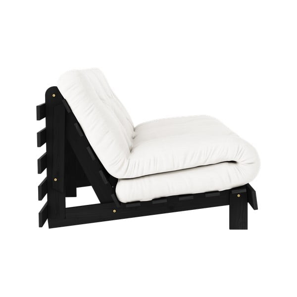 Krémszínű kinyitható kanapé 160 cm Roots Black Night – Karup Design-image-4