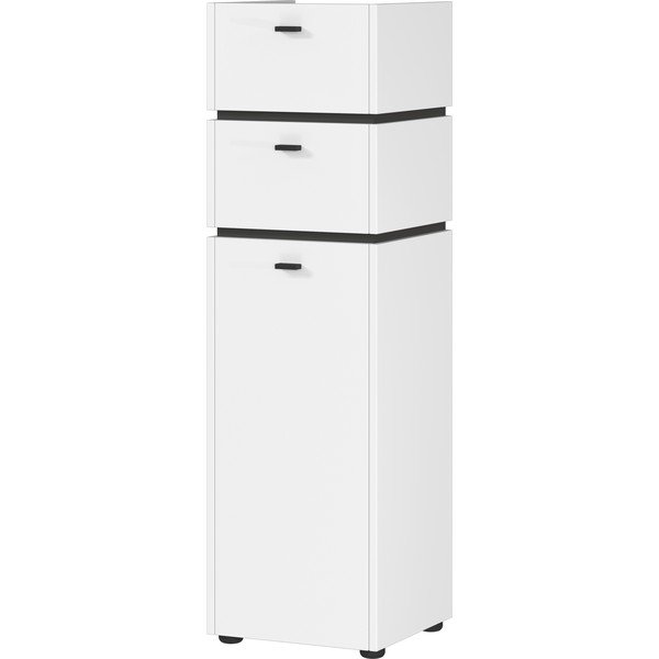 Fehér magas fürdőszoba szekrény 34x117 cm Modesto – Germania-image-2