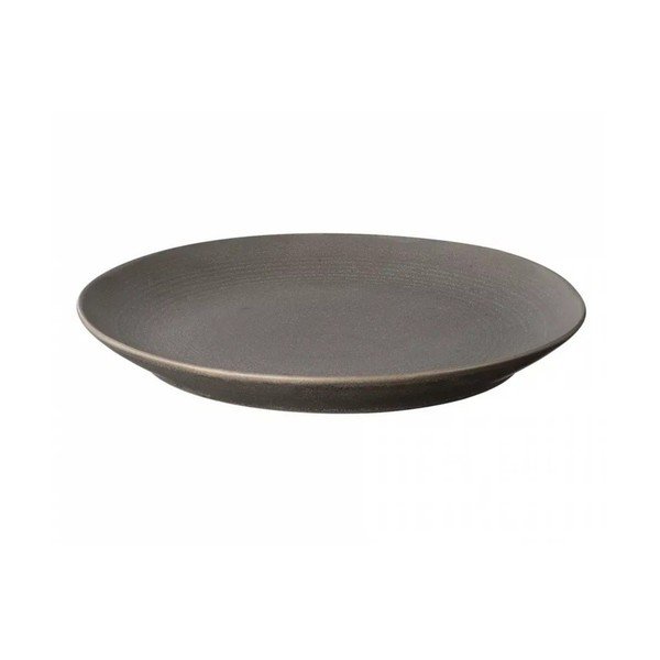 Sötétbarna kerámia tányér ø 26 cm Kumi – Blomus