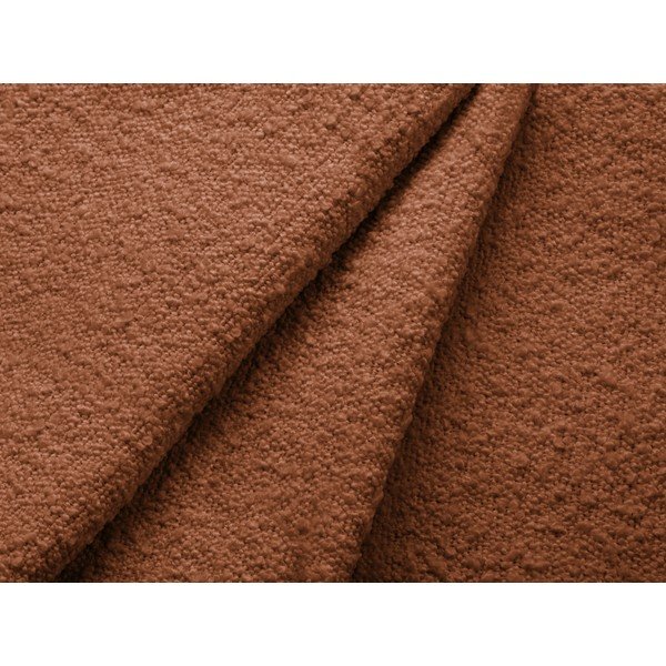 Terrakotta színű buklé fotel Poppy – Micadoni -image-3