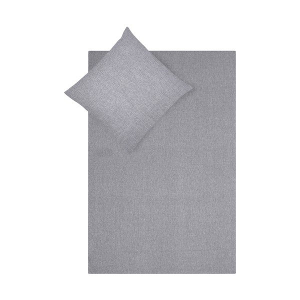 Cashmere szürke kasmír egyszemélyes ágynemű, 155 x 220 cm - Westwing Collection