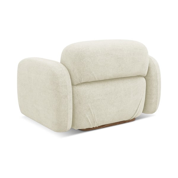 Krémszínű buklé kanapé modul Ailani – Makamii-image-3