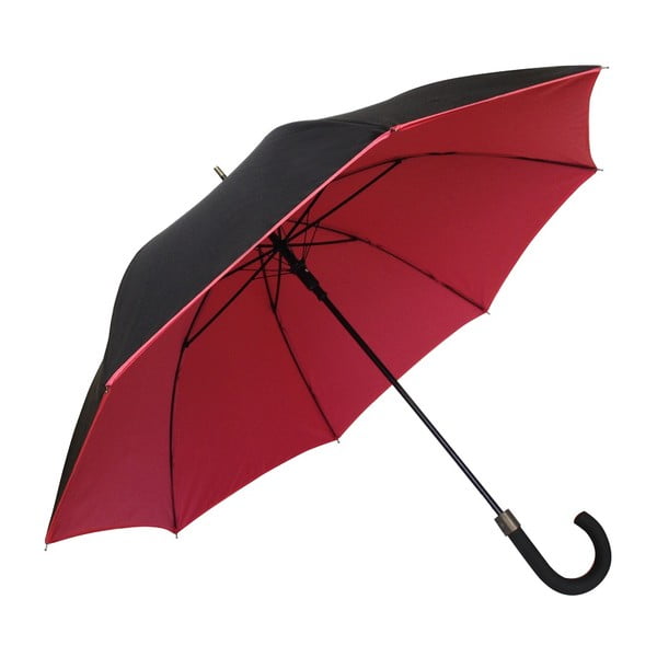 Susino Noir Rouge fekete-piros szélálló esernyő, ⌀ 104 cm - Ambiance