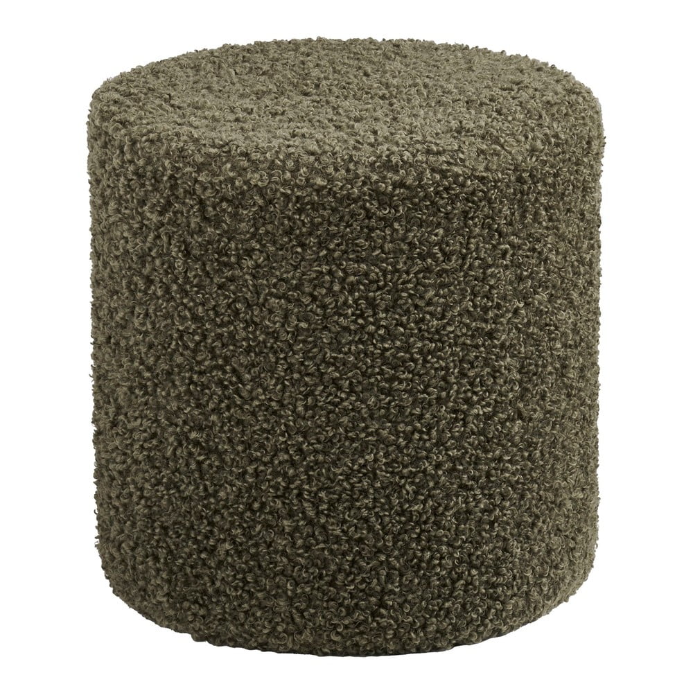 Zöld buklé puff Ejby  House Nordic