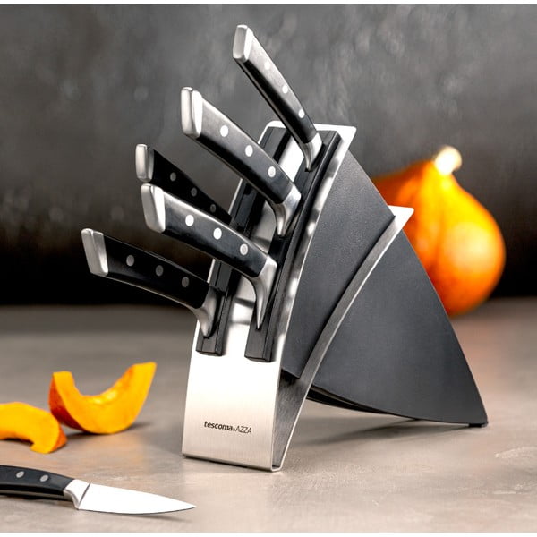 Kés készlet tartóval 6 db-os Azza – Tescoma-image-1