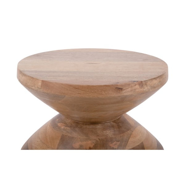 Mangófa kerek tárolóasztal ø 35 cm  Totem  – Leitmotiv-image-4