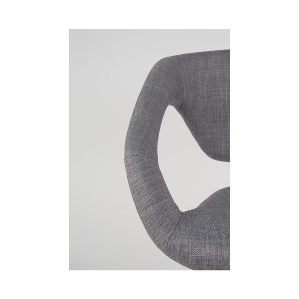 Flexback szürke szék fekete lábakkal, 2 db - Zuiver-image-4