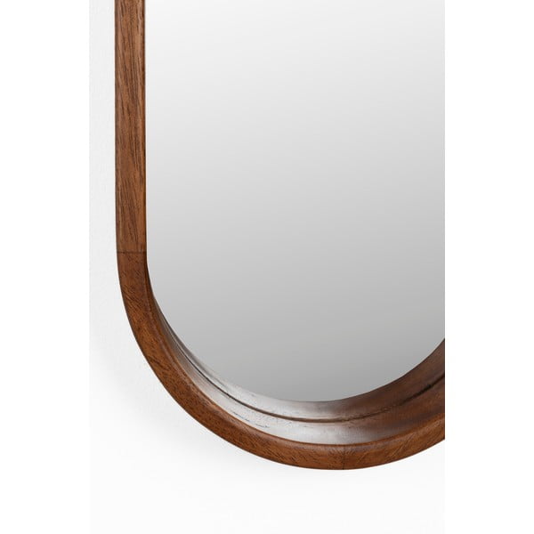 Fali tükör tömörfa kerettel 24x120 cm Nyko – White Label-image-4