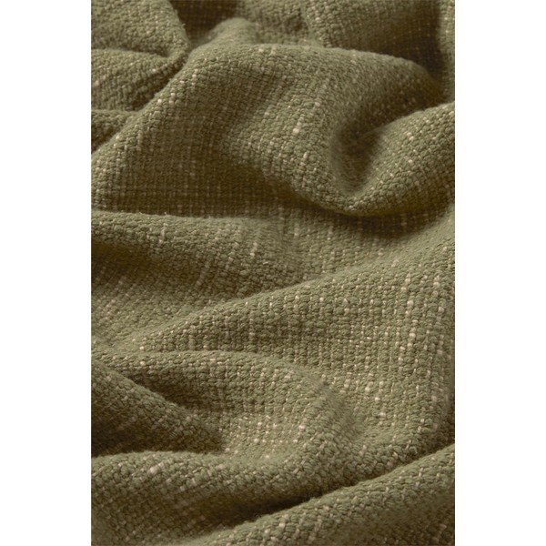 Khaki pamut takaró 130x180 cm Handloom – Lorena Canals-image-3
