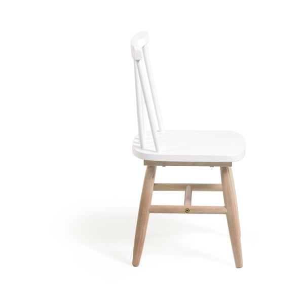 Kristie fehér kaucsukfa gyerekszék - Kave Home-image-3