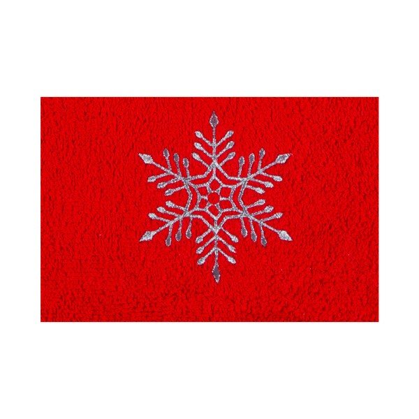 Christmas Snowflake Red fürdőlepedő, 30 x 50 cm - Kate Louise-image-2