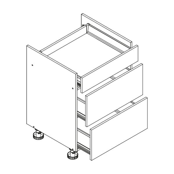 Alsó konyhaszekrény (szélesség 40 cm) Kai – STOLKAR-image-4