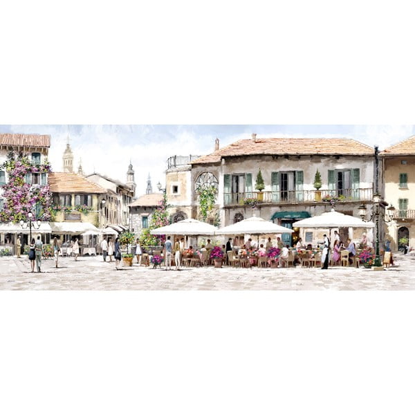 Restaurant vászonfestmény, 45 x 140 cm - Styler-image-2