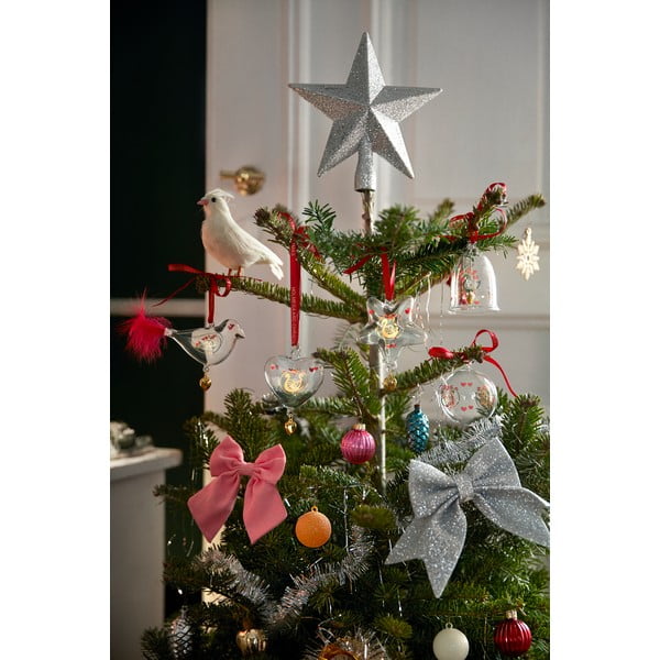 Üveg kézzel fújt karácsonyfadísz ø 6,5 cm Ann-Sofi Romme Annual Christmas Bauble 2025 – Holmegaard-image-2