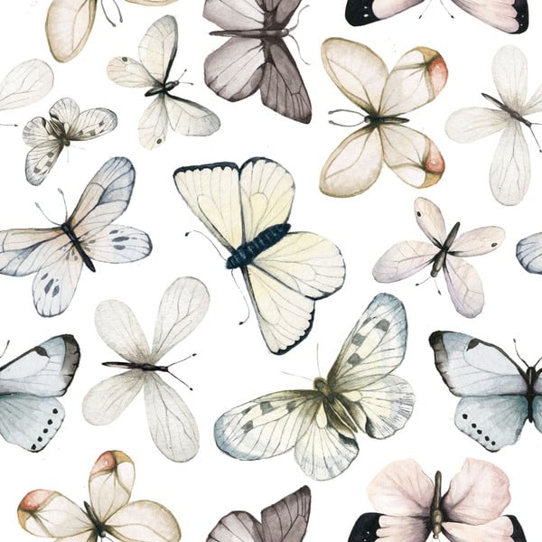 Butterflies gyerek tapéta pillangó motívummal - Dekornik