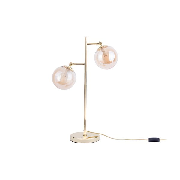 Shimmer aranyszínű asztali lámpa, magasság 64 cm - Leitmotiv
