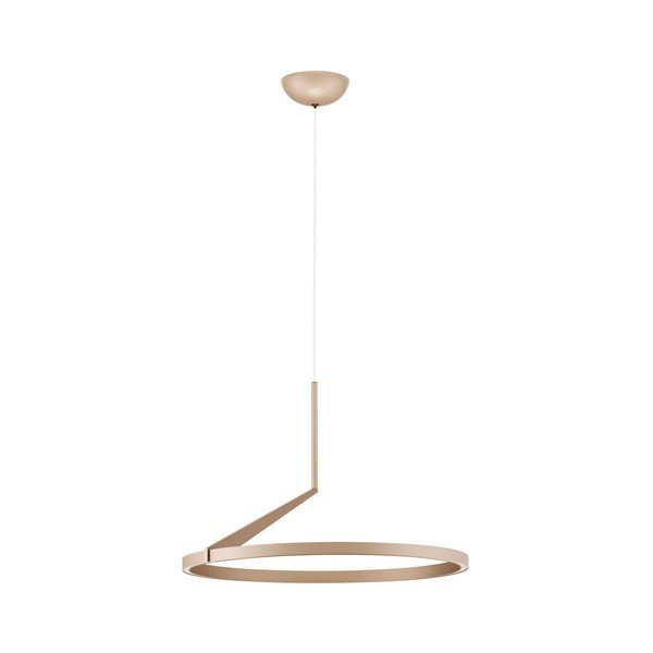 Rózsaarany színű alumínium LED dimmelhető függőlámpa ø 60 cm Tilia – Nova Luce