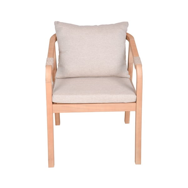 Natúr színű tömörfa kerti szék szett 2 db-os Bogota – Garden Pleasure-image-1