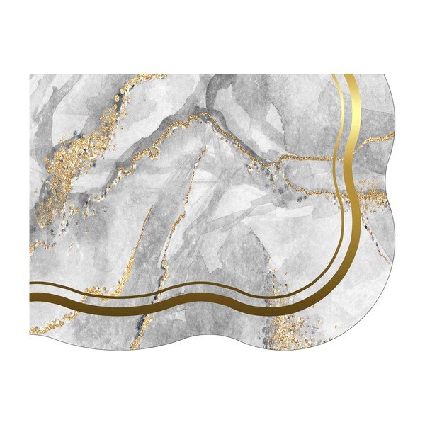 Szürke-aranyszínű fürdőszobai kilépő szett 2 db-os 60x100 cm – Foutastic-image-4