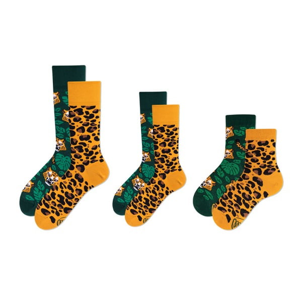 El Leopardo Medium 3 pár zokni, családi csomagolás - Many Mornings