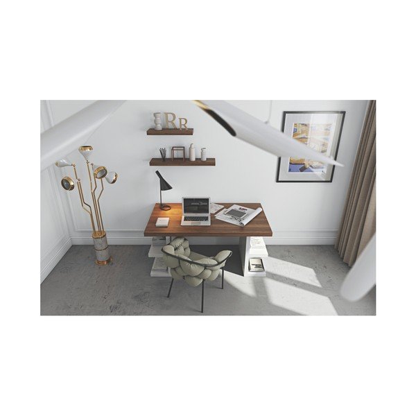 Multi barna íróasztal, hossz 160 cm - TemaHome-image-3