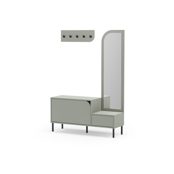 Zöldesszürke előszoba bútor Bea – Marckeric-image-2