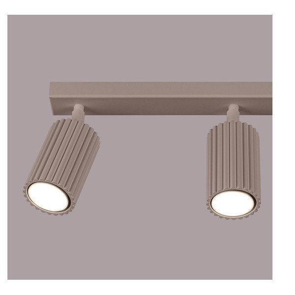 Szürkésbarna fém spotlámpa 6,5x45 cm Gleam – Sollux-image-4