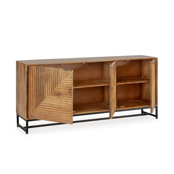 Natúr színű mangófa komód 170x79x40 cm Nereida – MOME-image-4