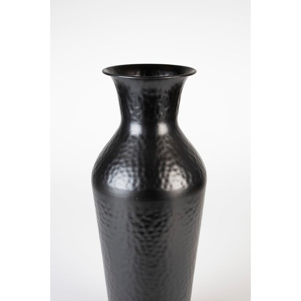 Fekete acél magas váza (magasság 49 cm) Dunja – White Label-image-4