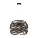 Fekete bambusz mennyezeti lámpa bambusz búrával ø 35 cm – Casa Selección