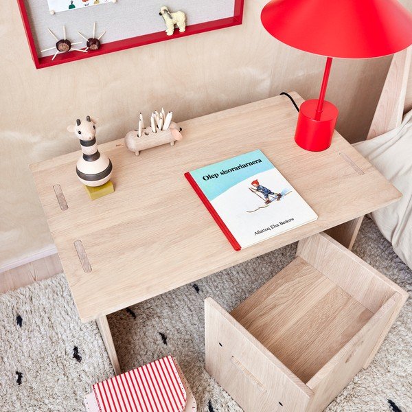 Piros fém asztali lámpa (magasság 50 cm) Kasa – OYOY Living Design-image-2