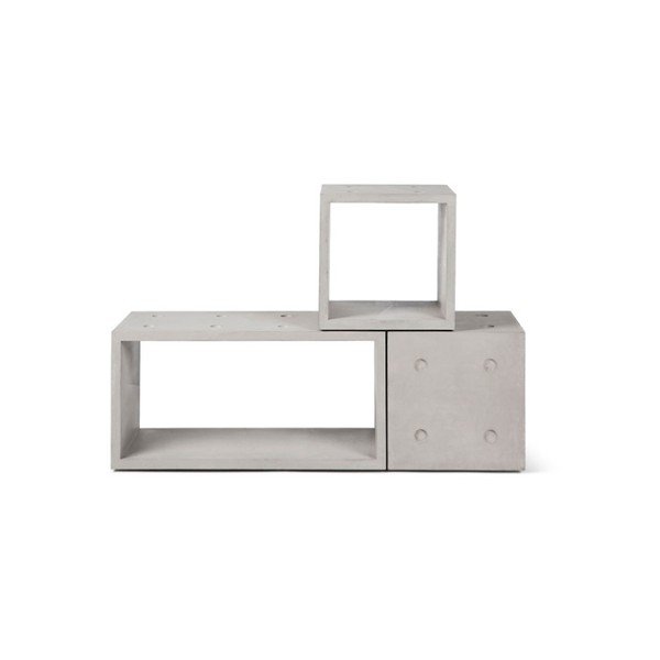 Dice 3 részes variálható beton könyvespolc - Lyon Béton-image-2